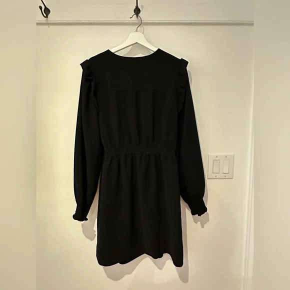 Sézane Augustine dress, black, size 44 - Picture 4 of 8